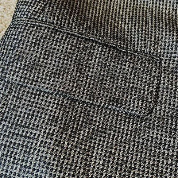 Joseph Abboud 42L Blazer‎ Neutral Tan/charcoal Silk Wool Premium Suit Jacket - Picture 11 of 15